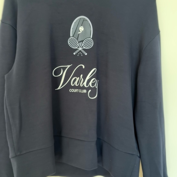 NWT Rasco Varley Court Club Navy Blue Sweatshirt Size Medium - Picture 5 of 14